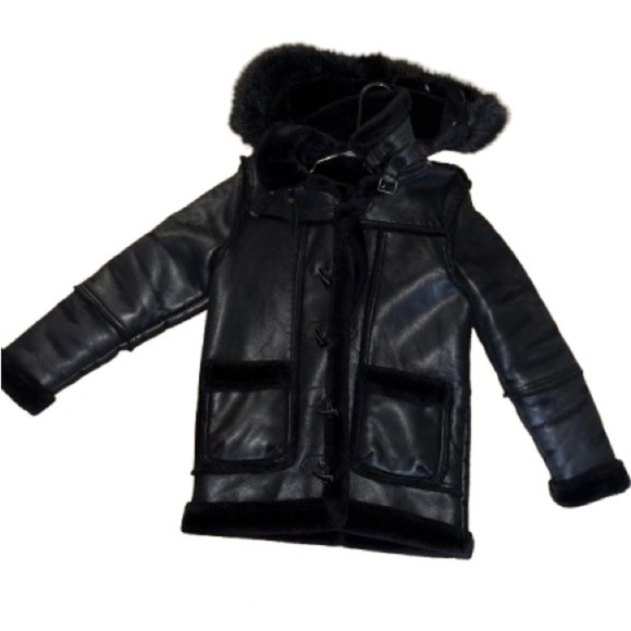 Jordan Craig Other - Jordan Craig Black Fur-Lined Jacket